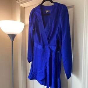 Lulus deep blue dress-new with tags!